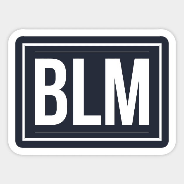 BLM BLACK LIVES MATTER Sticker by PlexWears